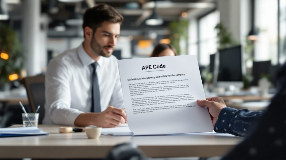 code ape c'est quoi
