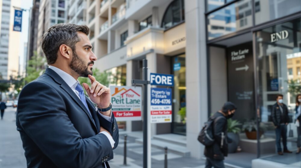 panneau immobilier