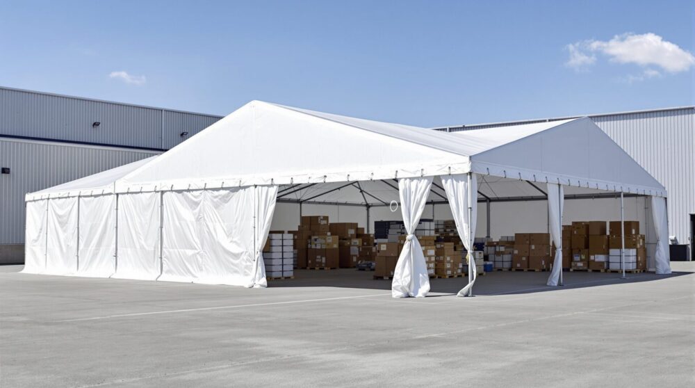 location chapiteau de stockage