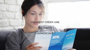creation plaquette commercial