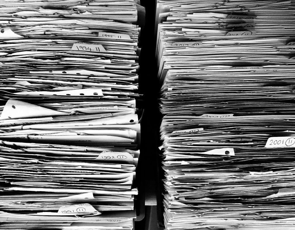 conservation des documents