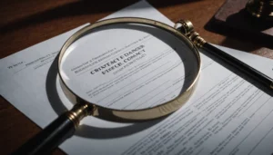 faire un faux contrat de travail risque