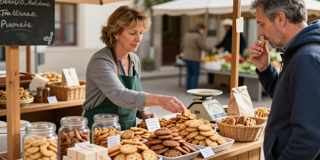 Vendre des biscuits secs sur les marchés : le plan pour démarrer ?