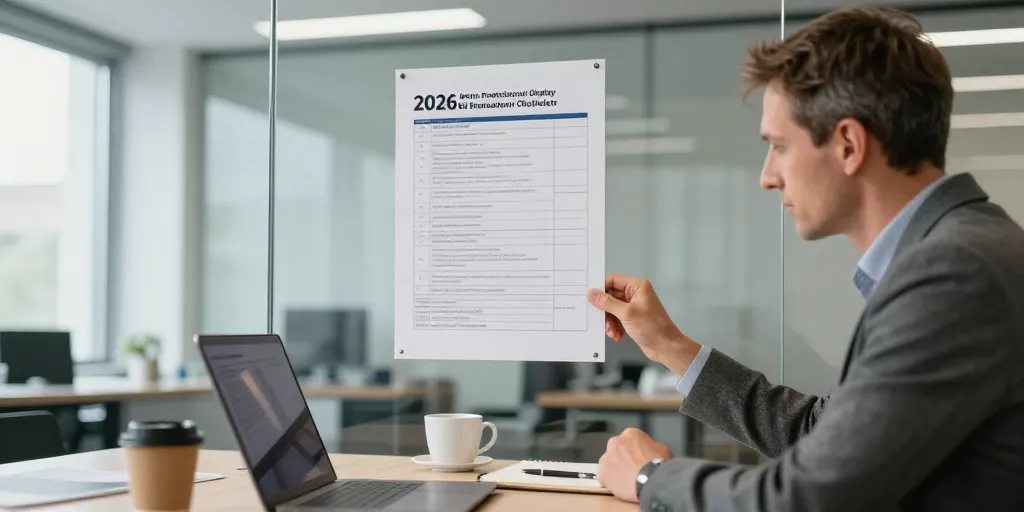 Affichage professionnel obligatoire : la check-list 2026 pour PME et indépendants