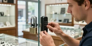 serrure pour vitrine